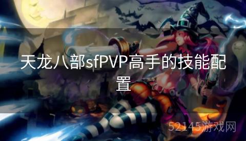 天龙八部sfPVP高手的技能配置 天龙八部sfPVP高手的技能配置