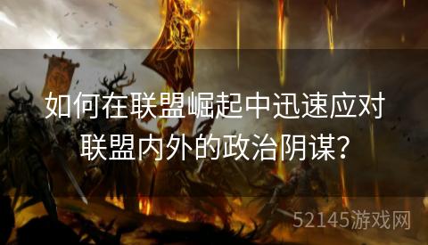 如何在联盟崛起中迅速应对联盟内外的政治阴谋？
