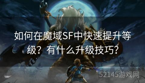 如何在魔域SF中快速提升等级?有什么升级技巧? 如何在魔域SF中快速提升等级?有什么升级技巧?