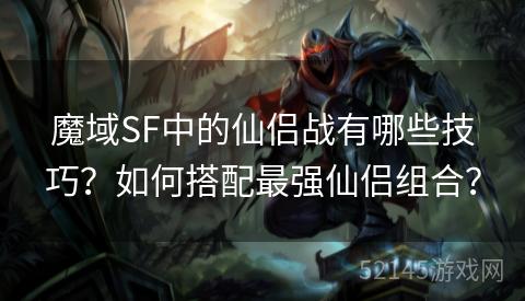 魔域SF中的仙侣战有哪些技巧？如何搭配最强仙侣组合？