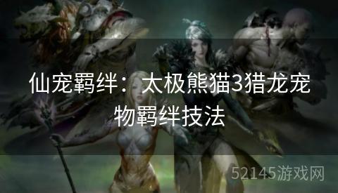 仙宠羁绊:太极熊猫3猎龙宠物羁绊技法 仙宠羁绊:太极熊猫3猎龙宠物羁绊技法