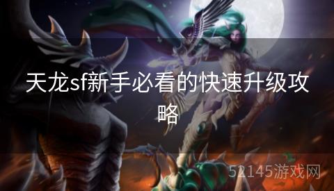 天龙sf新手必看的快速升级攻略 天龙sf新手必看的快速升级攻略