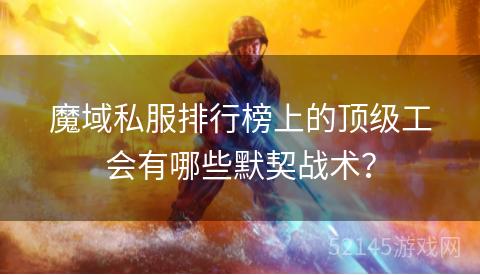 魔域私服排行榜上的顶级工会有哪些默契战术？