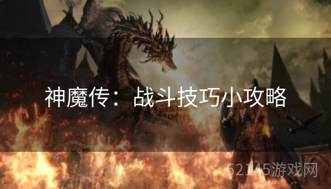 神魔传:战斗技巧小攻略 神魔传:战斗技巧小攻略