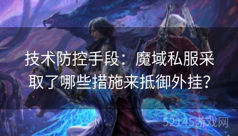 技术防控手段:魔域私服采取了哪些措施来抵御外挂? 技术防控手段:魔域私服采取了哪些措施来抵御外挂?