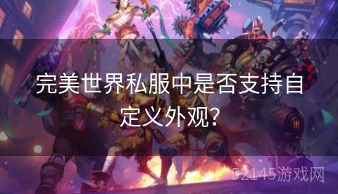 完美世界私服中是否支持自定义外观？