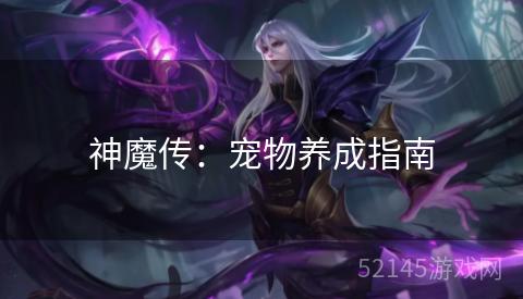 神魔传:宠物养成指南 神魔传:宠物养成指南