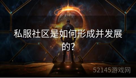 私服社区是如何形成并发展的? 私服社区是如何形成并发展的?