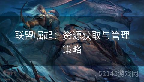 联盟崛起:资源获取与管理策略 联盟崛起:资源获取与管理策略