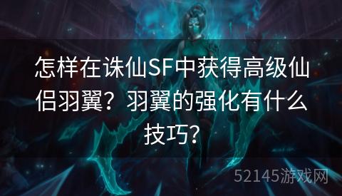 怎样在诛仙SF中获得高级仙侣羽翼?羽翼的强化有什么技巧? 怎样在诛仙SF中获得高级仙侣羽翼?羽翼的强化有什么技巧?