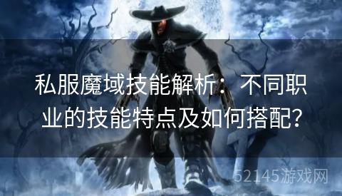 私服魔域技能解析：不同职业的技能特点及如何搭配？