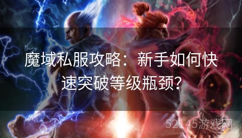 魔域私服攻略:新手如何快速突破等级瓶颈? 魔域私服攻略:新手如何快速突破等级瓶颈?