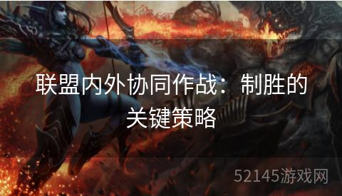 联盟内外协同作战:制胜的关键策略 联盟内外协同作战:制胜的关键策略